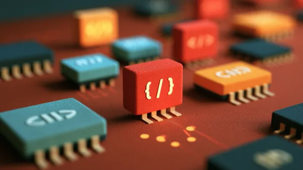 Code symbols moulded into felt components
